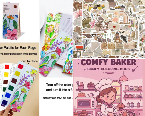 Artsy at home cover photo collage