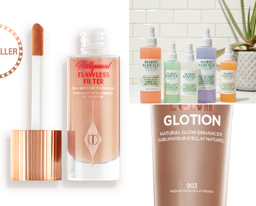 Glow-Up Favorites ✨ My Radiant Routine cover photo collage