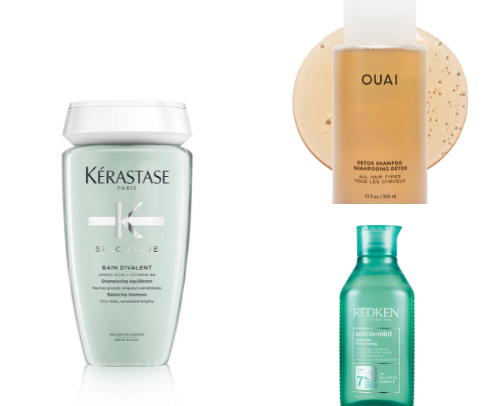 Hair care for oily scalp cover photo collage