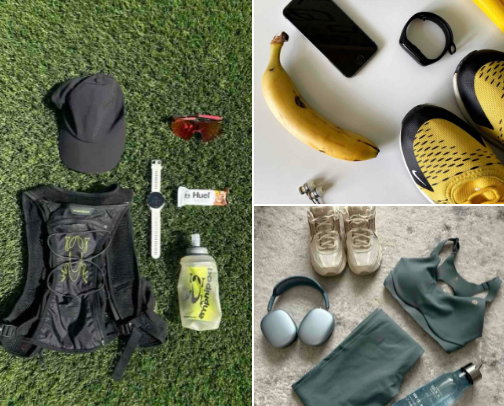 Running Essentials for Beginners ✨🏃‍♀️ cover photo collage