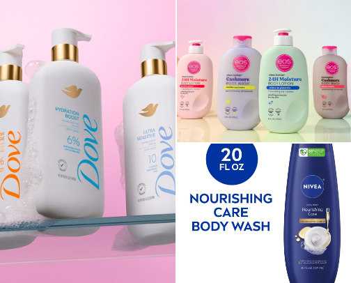 Skin that's moisturized and super soft cover photo collage