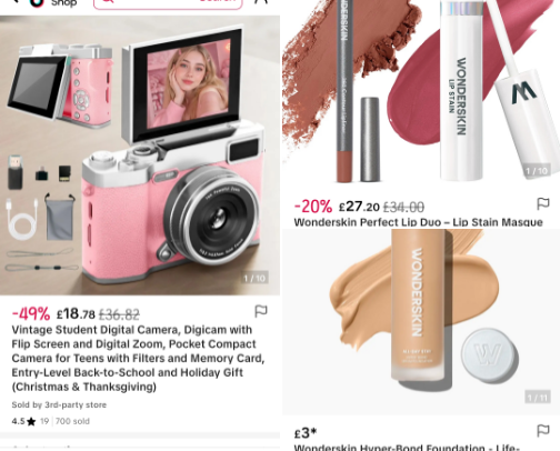 My Tiktok Favourite Products 🤳🏼💰 cover photo collage