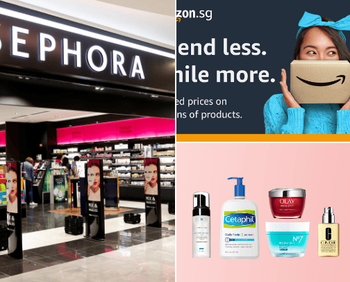 Make up and Skin Care cover photo collage