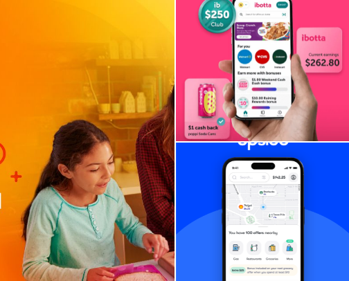 Cash back apps cover photo collage