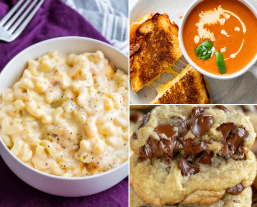 Go-To Comfort Foods cover photo collage