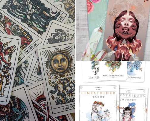🔮Tarot Decks- Increase your intuition cover photo collage