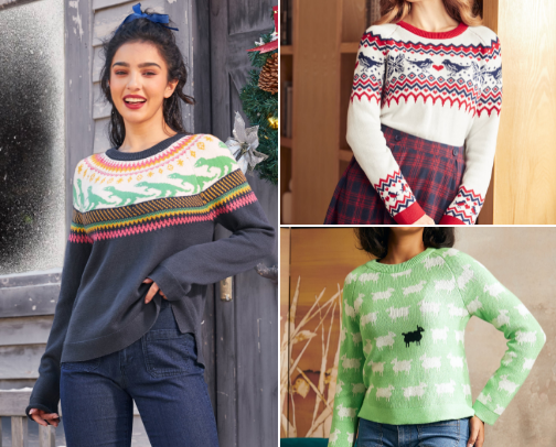 Vintage Retro Style Sweater Finds at ModCloth cover photo collage