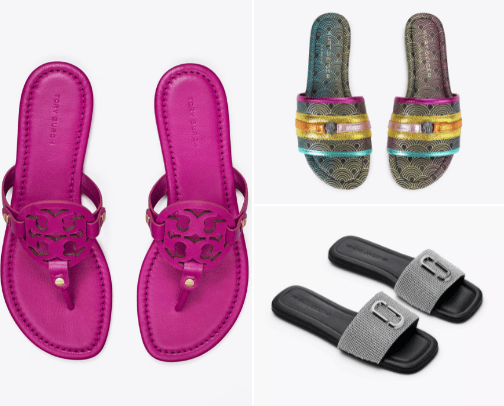 Slip On Sandals cover photo collage