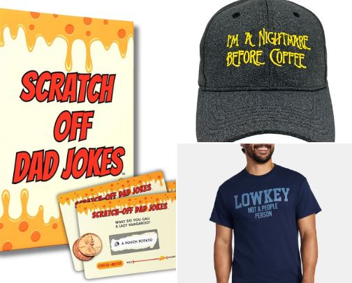 😂 Laugh Out Loud: Funny Shirts, Decor & Games cover photo collage