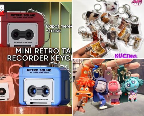 Cute and Unique Keychain That I Found cover photo collage