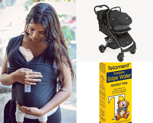 Must-Have Baby Items cover photo collage