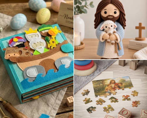 The Christian Christmas Gift Guide 🤍🎄 cover photo collage