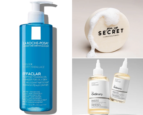 MY SKINCARE ROUTINE FOR ACNEIC SKINS 🫧🧼🧴 cover photo collage