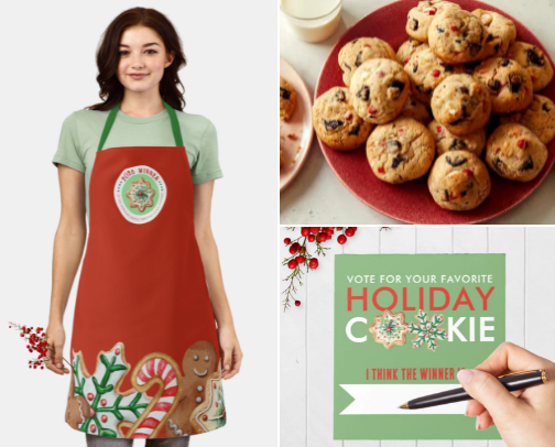 For the Love of Christmas Cookies cover photo collage