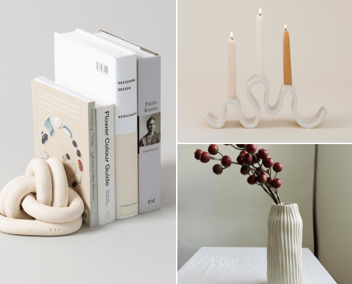 Home decoration for elegant woman cover photo collage