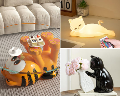 Home Decor & Gifts for Cat Lovers cover photo collage