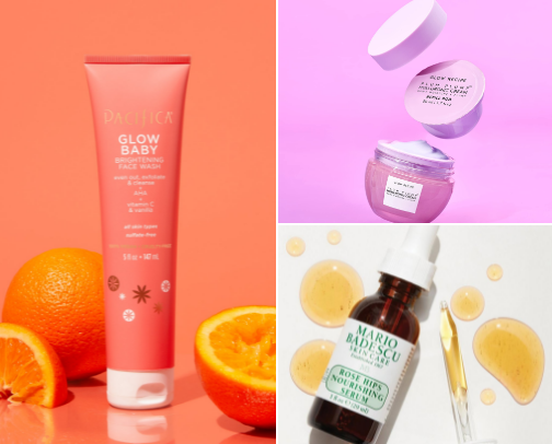 Best Skincare for Glowy Skin cover photo collage