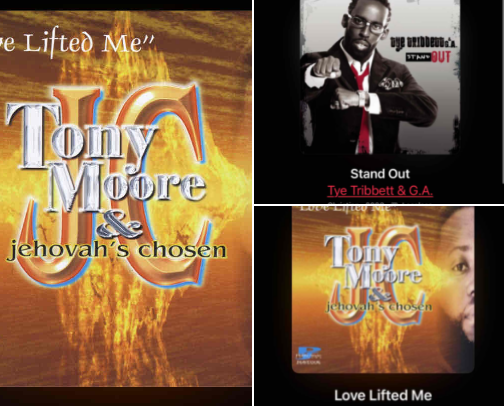 Gospel song playlist cover photo collage