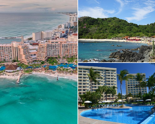 Travel to Paradise or Adventure cover photo collage
