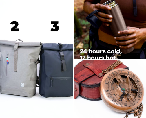 Aesthetic Adventure & Hiking Essentials cover photo collage