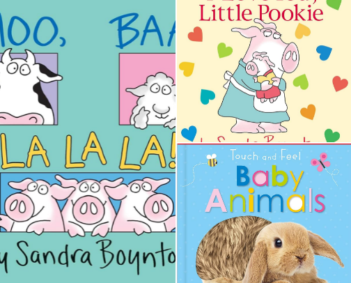 Books for littles 0-12months cover photo collage