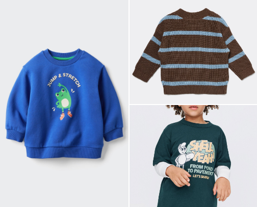 Baby/toddler tops/sweaters cover photo collage