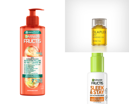 Products for healthy hair💇🏽‍♀️ cover photo collage