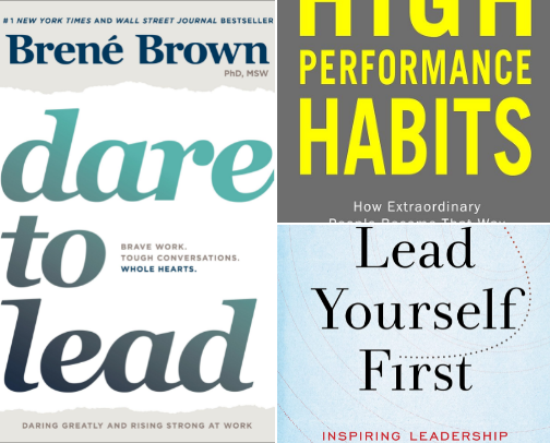 Lead ‘Herself’ First: 15 Books to Strengthen Your Confidence, Clarity & Calling cover photo collage