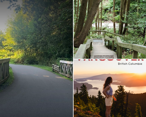 Hiking spots in Vancouver cover photo collage