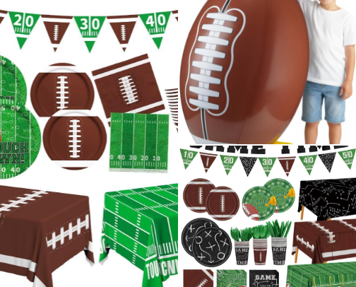 Football Season Essentials cover photo collage