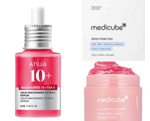My Holy Grail Korean Skincare Products for Glass Skin cover photo collage