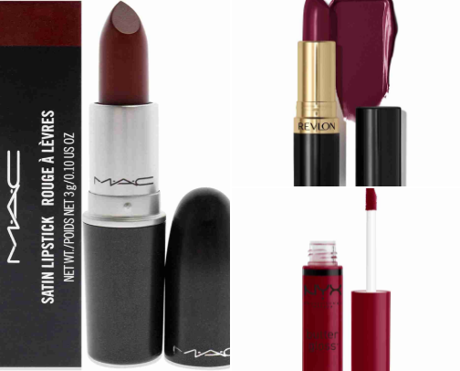 vampy red lips cover photo collage