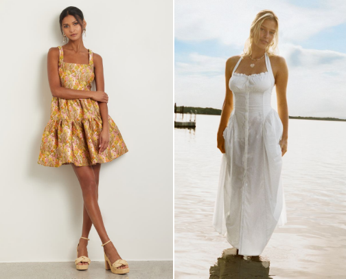 "The Art of the Dress" cover photo collage