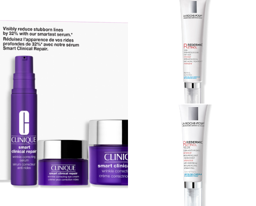 Anti-aging / Anti-wrinkle skincare cover photo collage