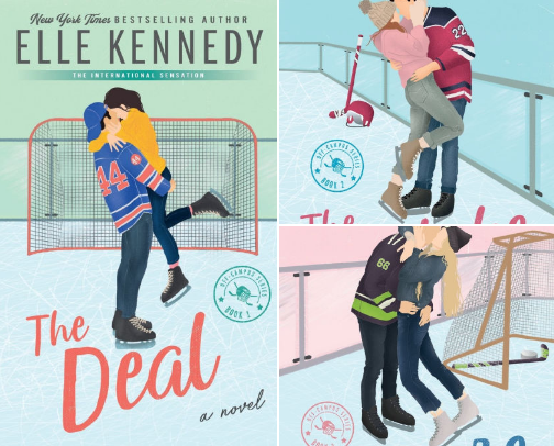 Hockey Romance Paperback Books cover photo collage