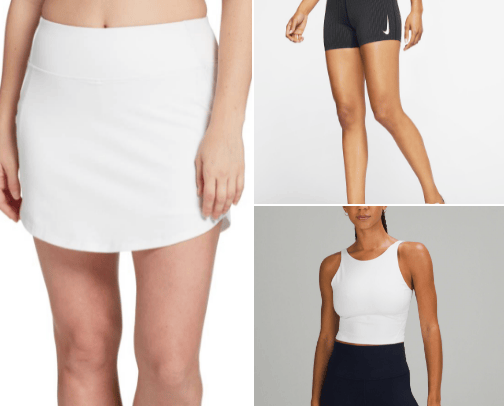 workout and sports clothes cover photo collage