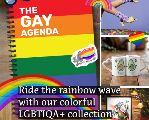 The Pride Board - Beyond the Rainbow: A Curated Collection of Queer Joy, Everyday Resistance, and Glittering Comfort 🌈🌈🌈 cover photo collage