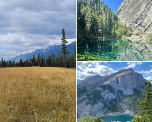🌄 Canmore Hiking Guide: Trails You’ll Love 🏔️ cover photo collage