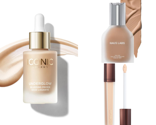 My favorite higher end makeup products cover photo collage