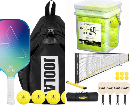 Pickleball & Tennis Gear Essentials: Top Amazon Picks for Florida Players cover photo collage