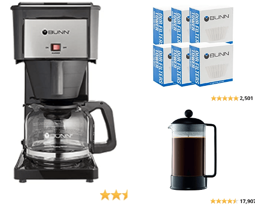 Coffee essentials in my kitchen now! cover photo collage