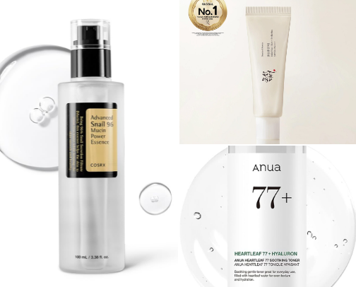 Best Korean Skincare Products for Healthy & Glowing Skin 🇰🇷✨ cover photo collage