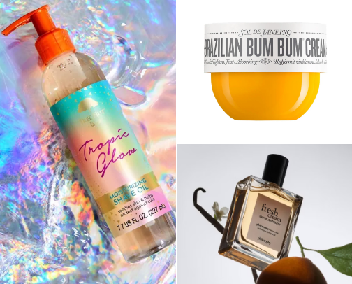 body care🧁 cover photo collage