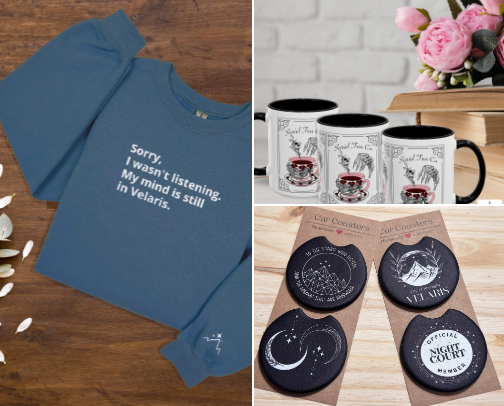 Must-Have ACOTAR Merch | from small businesses cover photo collage