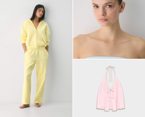 aritzia favs cover photo collage