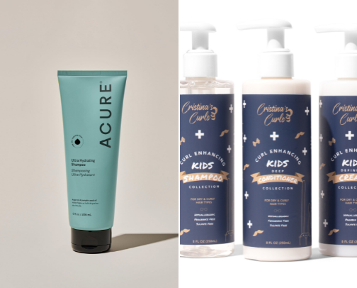 Hair products cover photo collage