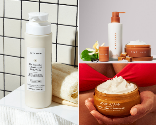 Skin Care / Body (also for acne prone skin) cover photo collage