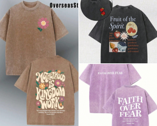 Awesome Christian Shirts from SHEIN cover photo collage