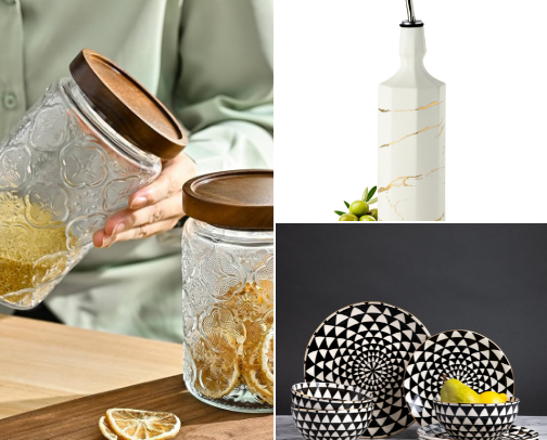 A Curated Kitchen cover photo collage