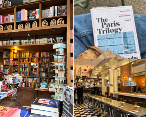 A veggie book lovers guide to Paris 🥐 cover photo collage